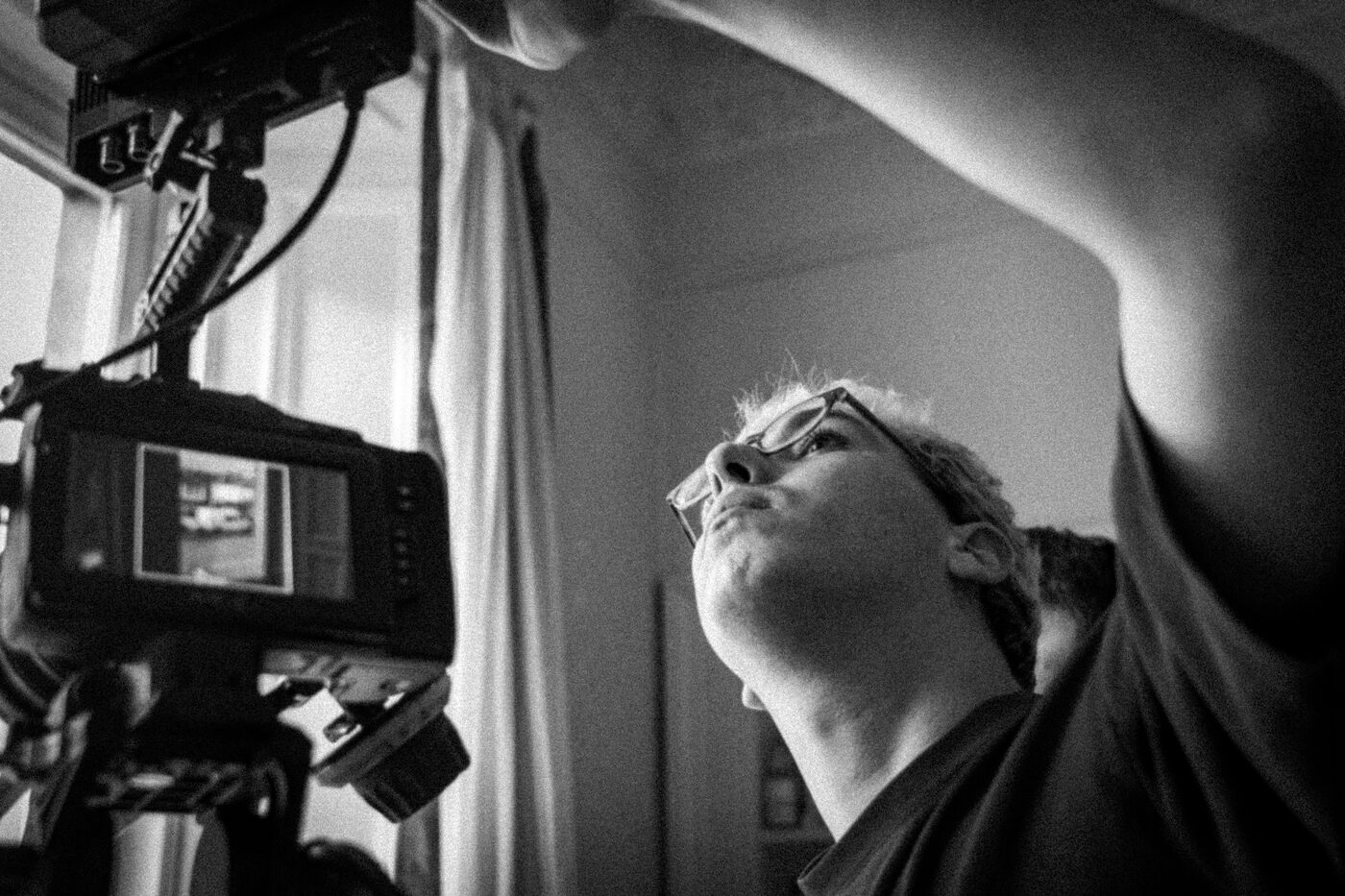 Bernardo Battistini behind the camera